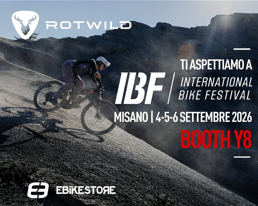 Rotwild e EbikeStore insieme all'Italian Bike Festival 2026. 2 IBF- EBIKESTORE X ROTWILD